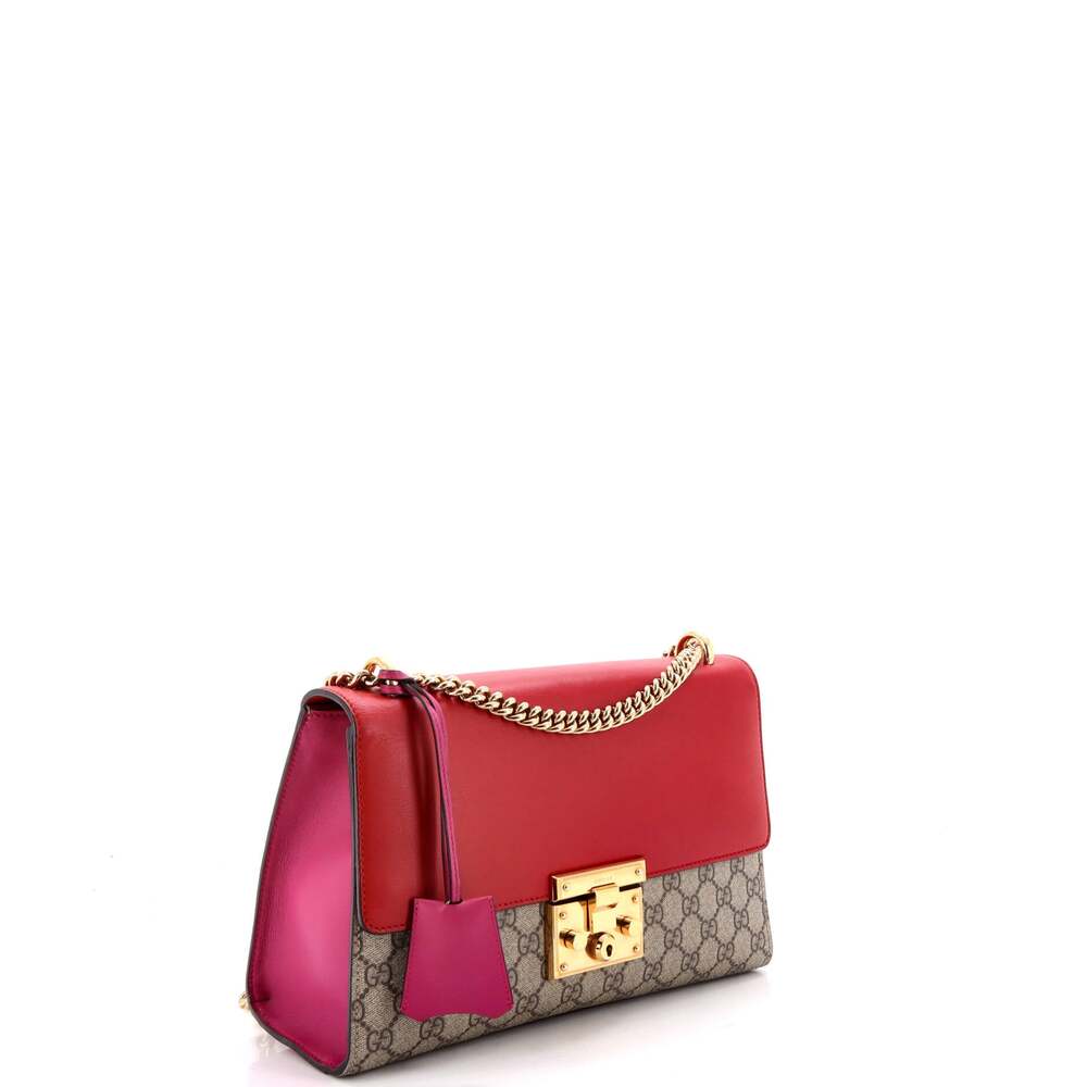 Gucci Padlock Shoulder Bag Gg Coated #324402G13B - Picture 2 of 7